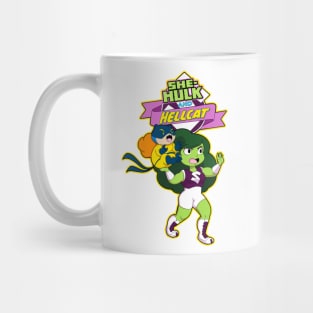 She-Hulk and Hellcat Mug